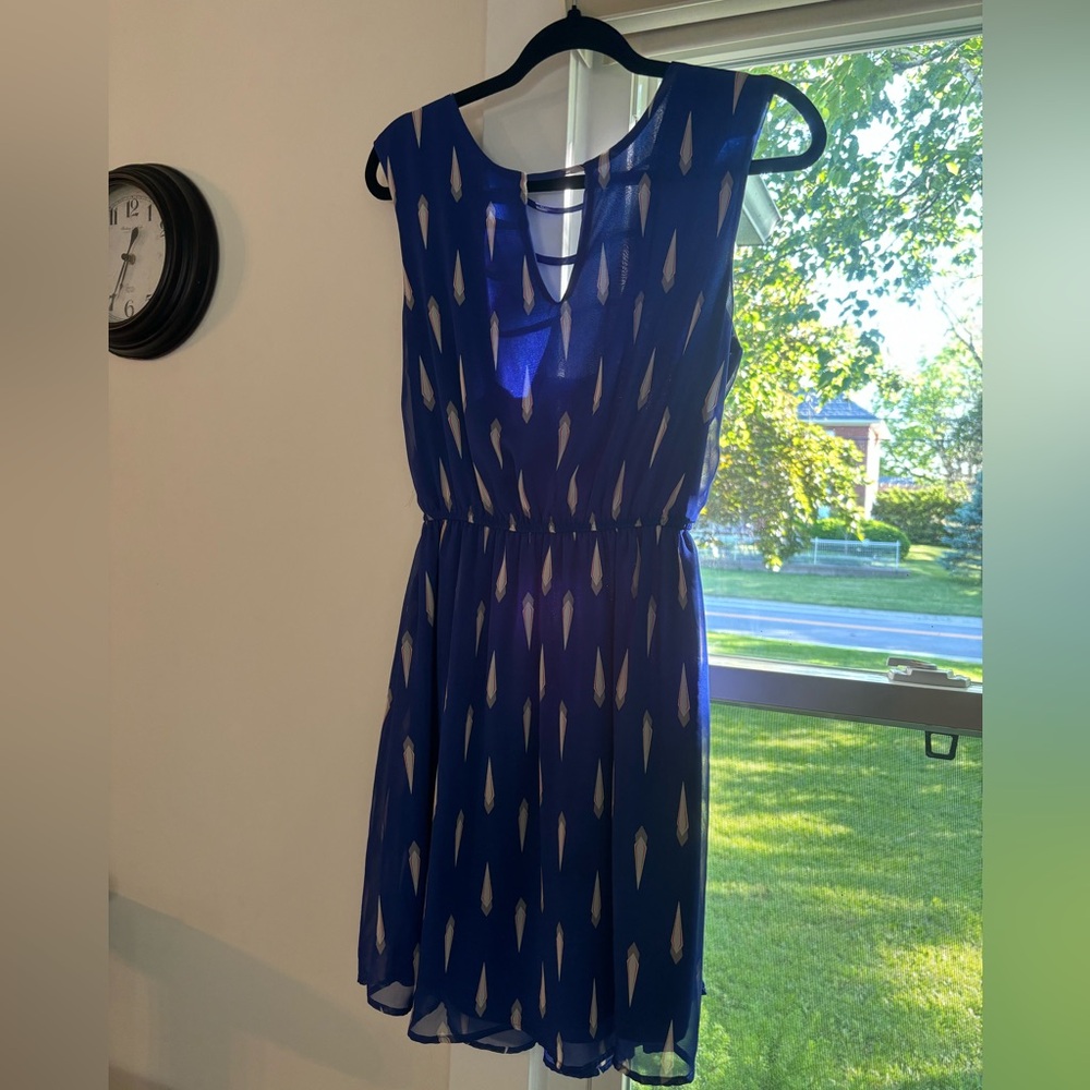 Blue Cocktail Dress